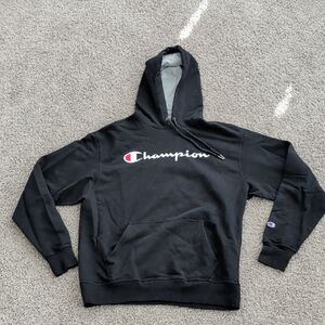 Champion Black Men's Hoodie Size L